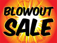 Retired List Blowout Sale starts Thursday, 22 May 2014