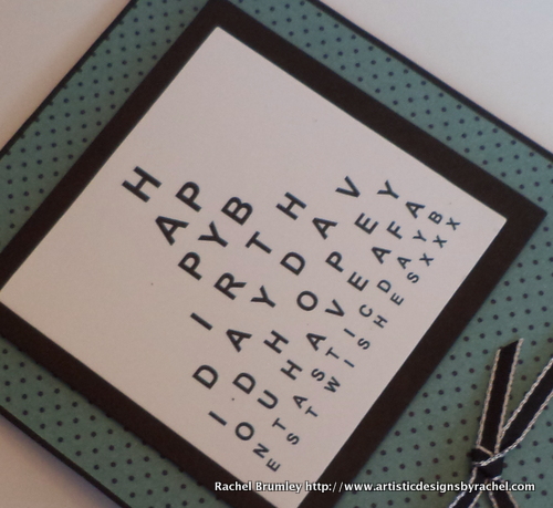 Stampin’ Up! Masculine Monday