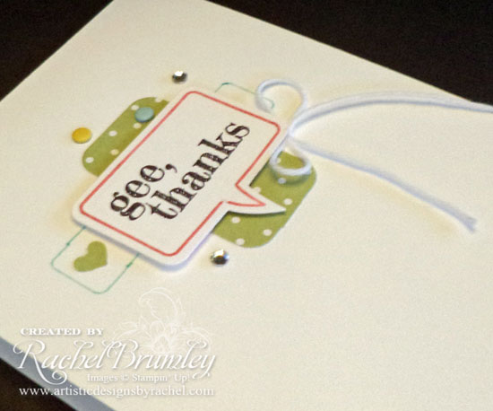 Just Sayin’ – Stampin’ Up!