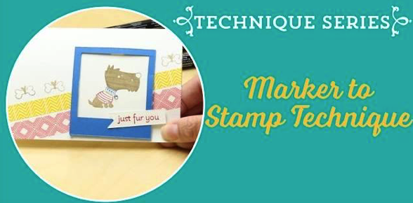 Marker to Stamp Technique