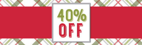 40 percent off