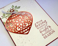 Embellished Ornaments, the ombre way!