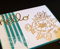 Gold Birthday Blooms