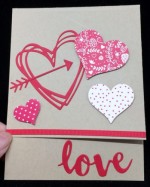 Sending Love – a Masculine Card