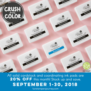 Crush on Color and Free Gift of the Month for September