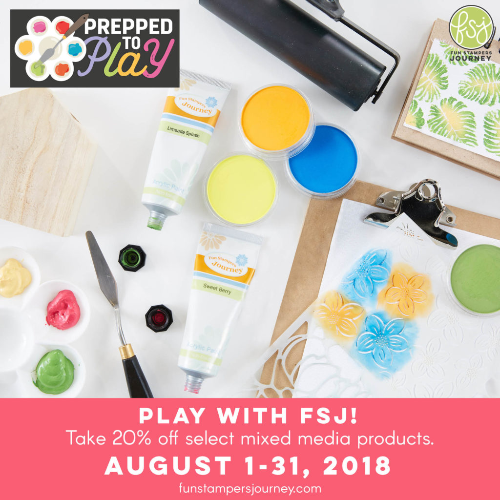 Prepped to Play – August 2018 Promotion