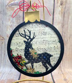 Dashing Deer Shaker Card