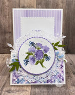 Fun Fold with Hydrangea Haven Designer Series Paper