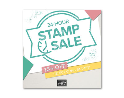 24-Hour Stamp Sale on Wednesday 20 Oct!