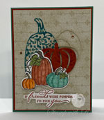 Pretty Pumpkins in Blue