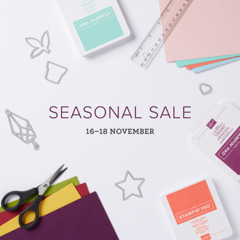 Seasonal Sale – coming soon!
