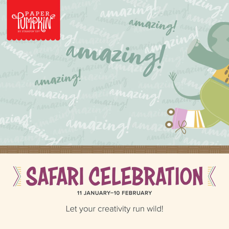 Safari Celebration Paper Pumpkin Kit