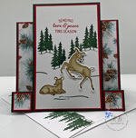 Peaceful Deer for Christmas