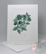 Hand-Penned Petals in Shaded Spruce