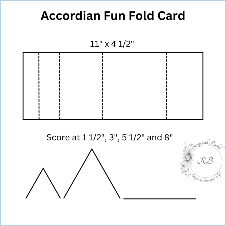 Country Bouquet Accordion Fun Fold Card Stamp with Rachel