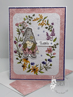 Friendly Gnomes with Dainty Flowers DSP