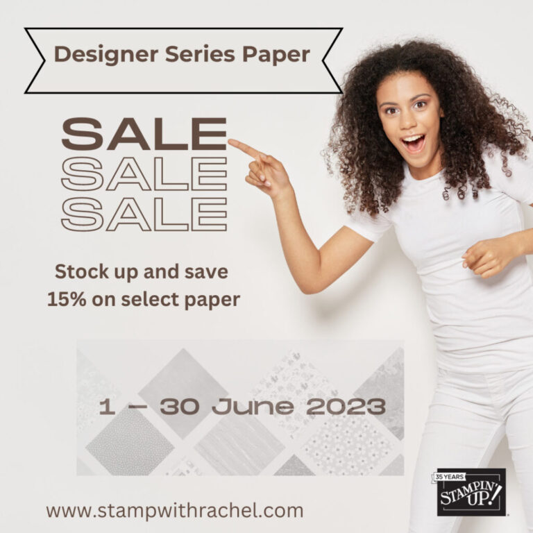 Two days left for Designer Series Paper for 15% off!