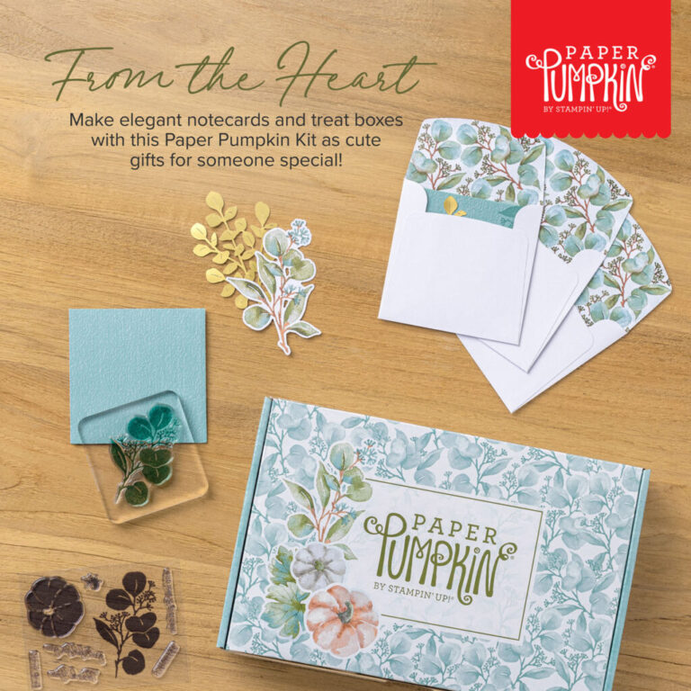 Embrace the Autumn Glow: Unveiling the September 2023 Paper Pumpkin – With Love & Gratitude by Shelli