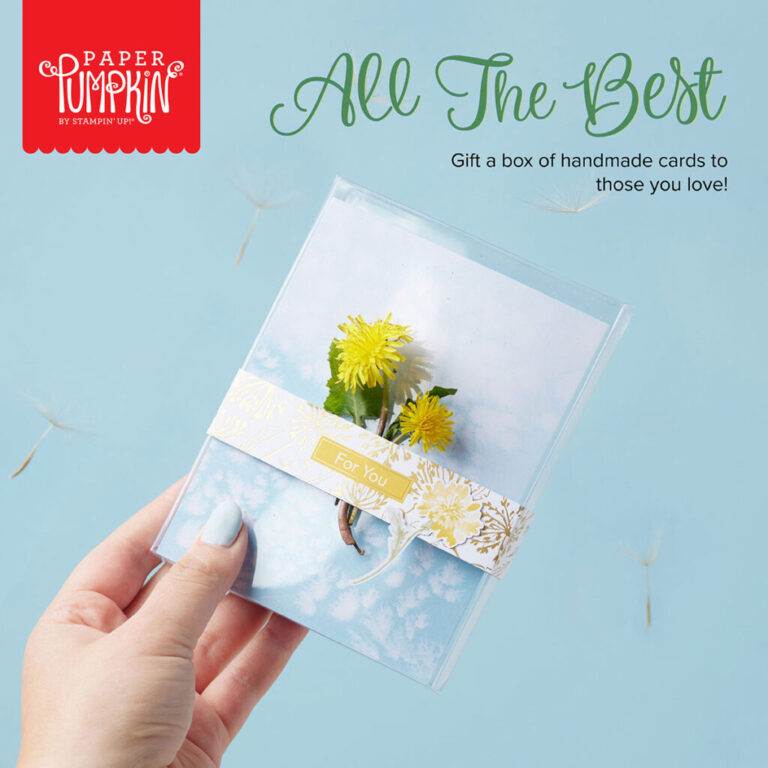 Crafty Delights: Unboxing ‘All the Best’ Paper Pumpkin for This Month!