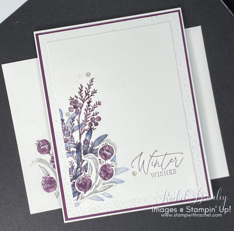 Crafting Winter Magic: Create a Stunning Card with the Magical Meadow Bundle!