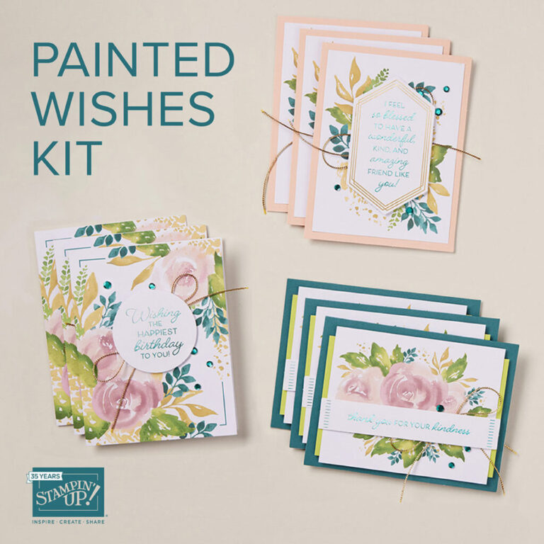 Introducing ‘The Painted Wishes Kit’: Your Pathway to Handcrafted Floral Cards