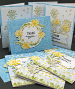 All the Best Paper Pumpkin Kit Dec 2023 Thank You Notes