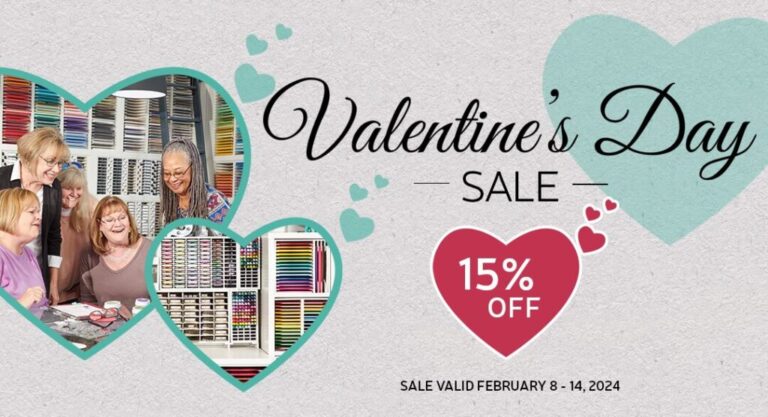 Stamp N Storage Valentine Day Sale starts today!