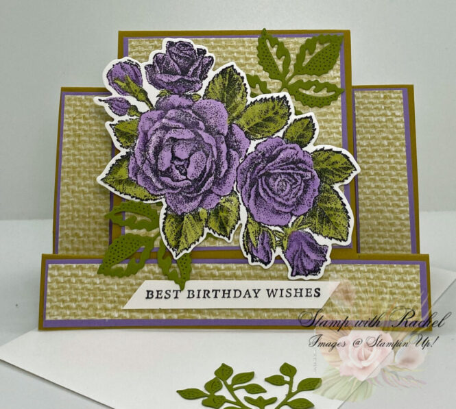 Stipple Roses and a Fun Fold Card! | Stamp with Rachel