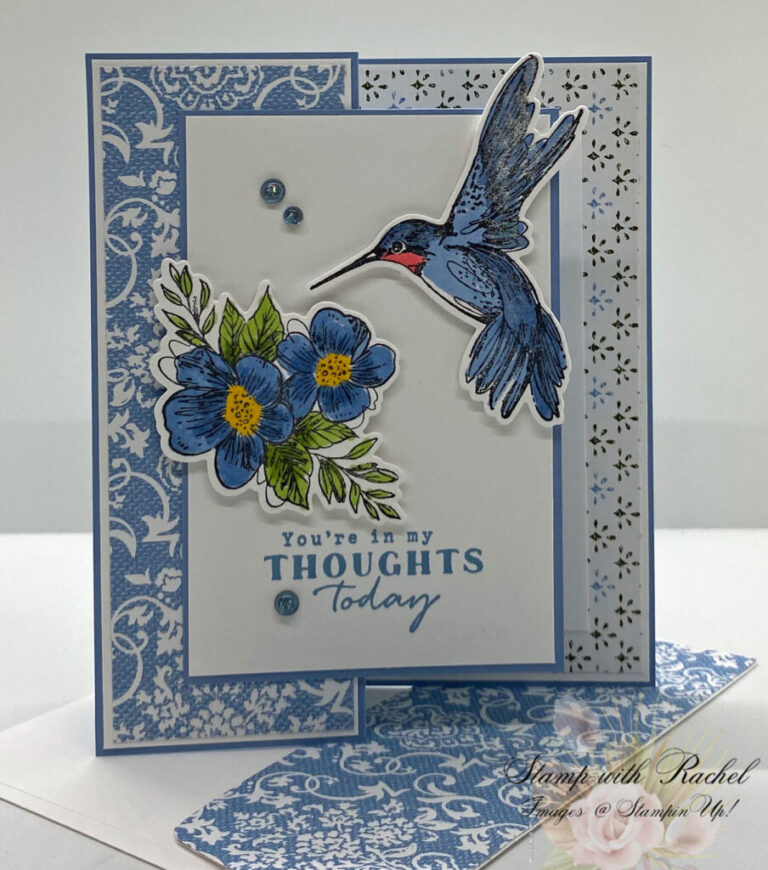 Youtube Video:  Create a Stunning Fun Fold Card with the Thoughtful Expressions Bundle