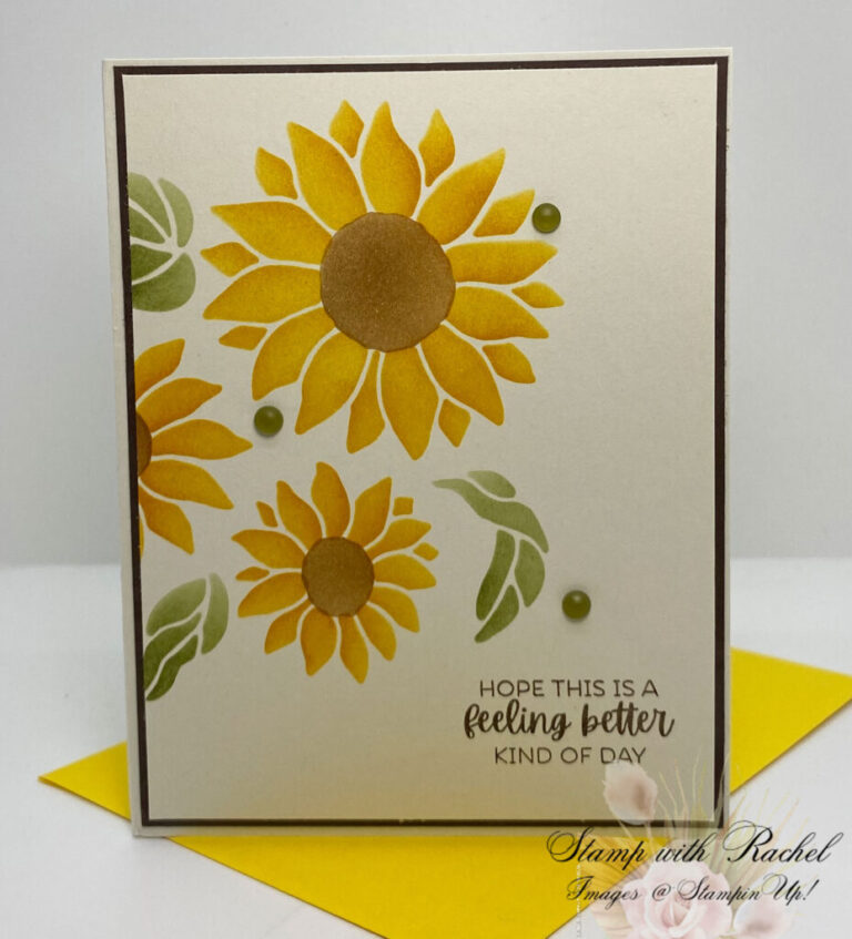 Simple Sunflowers & Sweet Sentiments: A Perfect Get Well Card Combination
