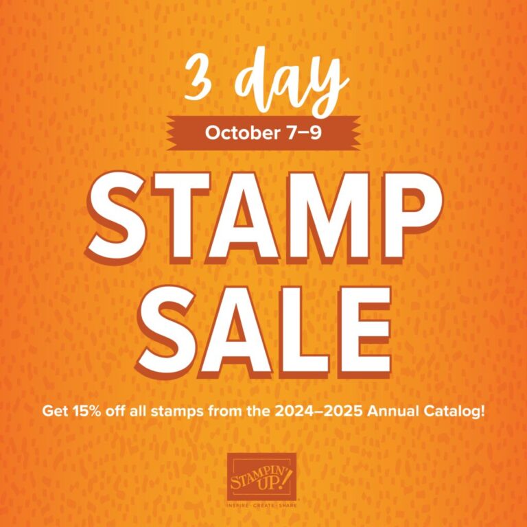 Get Ready for a Stamp-tacular Sale: 15% Discounts on  Stamp Sets