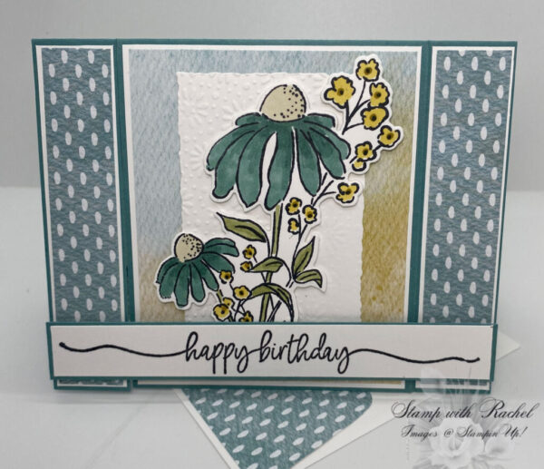 Mixed Florals Fun Fold Card