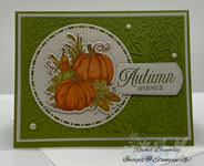 Autumn Wishes Card with Detailed Background Layer