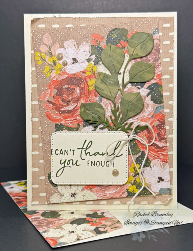Dimensional Floral Thank You Card Tutorial | Stamp with Rachel