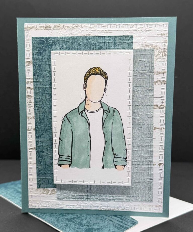 Lost Lagoon Tones & Texture: Creating the Perfect Masculine Card