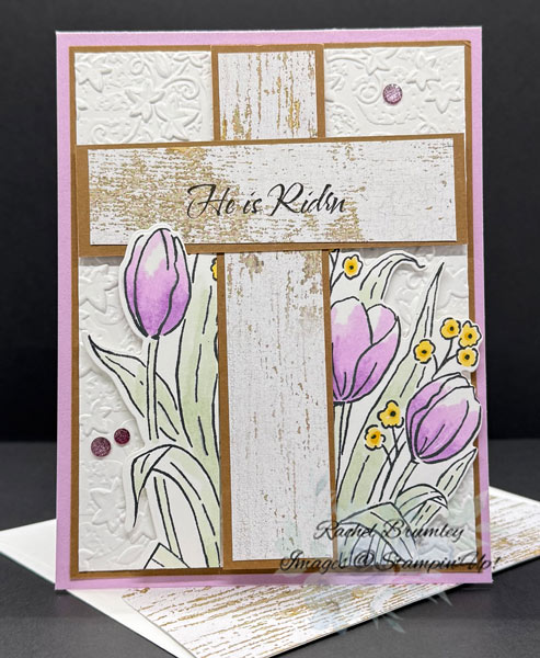 Mixed Florals and a Cross