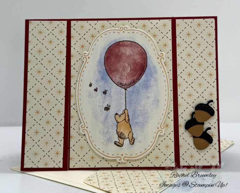 Oh Bother, This Card Is Just Too Cute — Featuring the Silly Old Bear Designer Series Paper