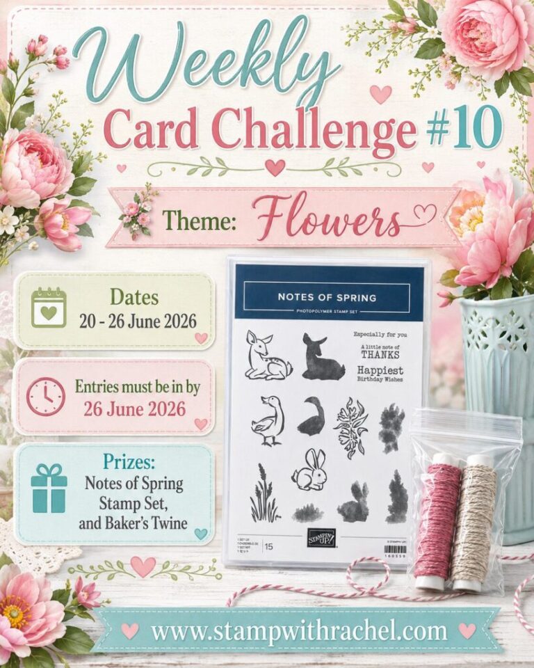 weekly card challenge #10, Notes of Spring