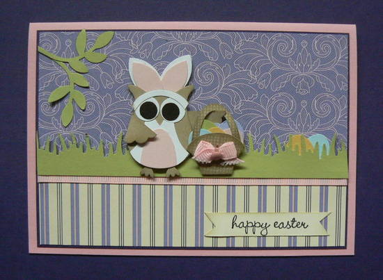 Easter Egg Hunting Owl